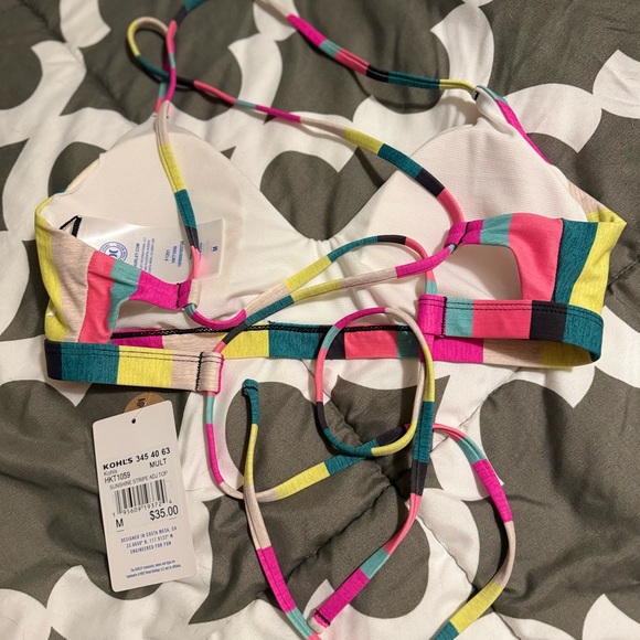 Hurley Bikini Striped Top - Picture 2 of 3